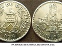 10 Cent Guatemala 1974 KM#274. Uploaded by SONYSAR